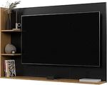 painel-para-tv-50-polegadas-smart-para-sala-quarto-nicho-com-prateleira-berlim-pretonature - Imagem