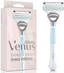 gillette-venus-especial-para-area-intima-aparelho-de-depilacao-recarregavel-com-barra-anti-irritacao-depilacao-femenina-intima - Imagem