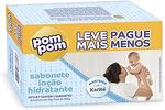 pom-pom-leve-mais-pague-menos-kit-sabonete-hidratante-70g-cada-total-350-g - Imagem