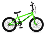 bicicleta-aro-20-krw-cross-bmx-cor-verdepreto-tamanho-do-quadro-unico - Imagem