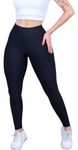 calca-legging-feminina-preta-grossa - Imagem