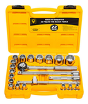 jogo-kit-de-ferramentas-manuais-chave-catraca-12-8-a-32mm-bcs022-the-black-tools-cor-amarelo - Imagem