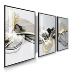 quadros-decorativos-sala-abstrato-linha-gold-luxo-promocao - Imagem