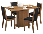 conjunto-sala-de-jantar-madesa-talita-mesa-tampo-de-madeira-com-4-cadeiras-8jfg - Imagem