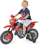 moto-eletrico-infant-motocross-xplast-pretovermelho - Imagem