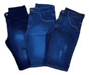 kit-3-bermudas-jeans-masculina-lycra-elastano - Imagem