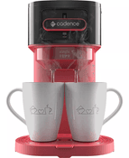 cafeteira-eletrica-single-up-caf230-vermelha-e-preta-cadence-cor-preto-e-vermelho-110v - Imagem