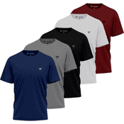 5-camiseta-masculina-camisas-slim-voker-100-algodao-atacado - Imagem