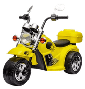 moto-infantil-eletrica-bateria-6v-com-retrovisores-som-luz - Imagem