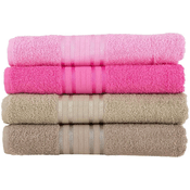kit-4-toalhas-banho-algodao-alta-durabilidade-macia-leve-margex - Imagem