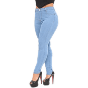 calca-jeans-skinny-feminina-cintura-alta-com-elastano-empina-levanta-bumbum-calcas-premium - Imagem