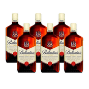 whisky-escoces-ballantines-finest-1-litro-caixa-com-6-unidades - Imagem