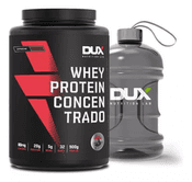 kit-whey-protein-concentrado-900g-mini-galao-dux-nutrition-sabor-cookies - Imagem