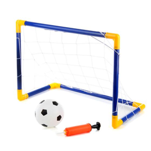 mini-trave-brinquedo-futebol-gol-76-cm-com-bola-e-bomba-de-ar-dm-toys - Imagem