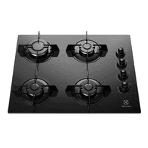 cooktop-a-gas-electrolux-ke4gp-4-bocas-com-mesa-de-vidro-temperado-bivolt-preto - Imagem