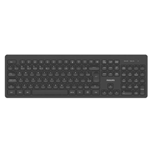 teclado-sem-fio-philips-wireless-abnt2-perfil-baixo-preto-spk6308bfg - Imagem