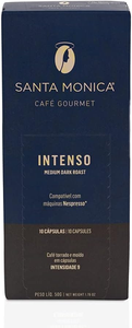 cafe-santa-monica-capsulas-de-cafe-gourmet-intenso-santa-monica-compativel-com-nespresso-contem-10-capsulas - Imagem