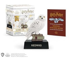 livro-harry-potter-hedwig-owl-figurine-with-sound - Imagem