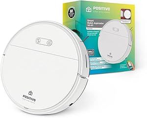 smart-robo-aspirador-wi-fi-pra100-positivo-casa-inteligente-3-em-1-varre-aspira-e-passa-pano-retorna-para-base-controle-por-comando-de-voz-ou-pelo-app-bivolt-compativel-com-alexa - Imagem