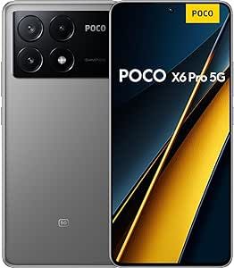 smartphone-xiaomi-poco-x6-pro-5g-12gb512gb-nfc-dimensity-8300-ultra-64mp-camera-tripla-67w-120hz-amoled-cinza - Imagem