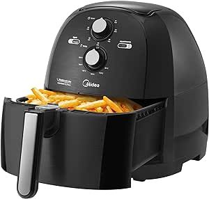 fritadeira-airfryer-sem-oleo-53l127v-1700w-preto-frb50p-midea - Imagem