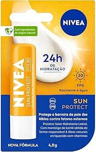 nivea-protetor-solar-hidratante-labial-sun-protect-fps-30-48-g-labios-protegidos-do-sol-e-do-ressecamento-alta-protecao-contra-os-raios-uvauvb-com-extrato-de-girassol-e-vitamina-e-2039 - Imagem