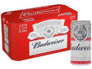 cerveja-budweiser-american-lager-8-unidades-lata-269ml - Imagem