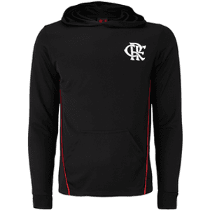 blusao-do-flamengo-braziline-masculino-com-capuz-rain - Imagem