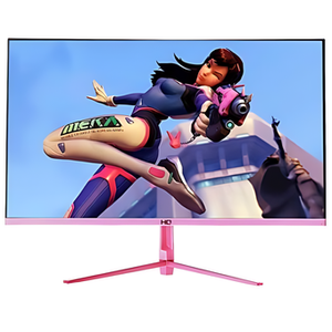 monitor-gamer-curvo-hq-24-led-rgb-full-hd-75hz-1ms-hdmi-borda-ultra-fina-pink-24ghq-pi - Imagem