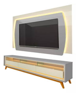 rack-com-painel-para-tv-ate-75-polegadas-com-led-220cm - Imagem