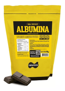 albumina-naturovos-1kg-chocolate - Imagem