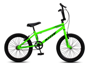 bicicleta-aro-20-krw-cross-bmx-cor-verdepreto-tamanho-do-quadro-unico - Imagem