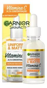 serum-facial-booster-antimarcas-uniform-matte-com-vitamina-c-30ml-garnier-tipo-de-pele-todos - Imagem