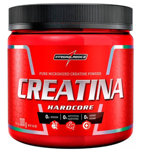 creatina-hardcore-monohidratada-300g-integral-medica-po-em-pote-sabor-neutro - Imagem