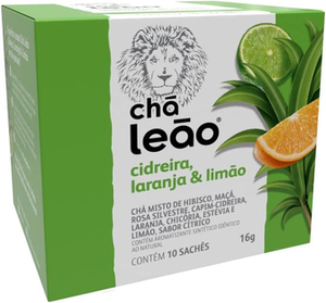 cha-leao-premium-cidreira-laranja-e-limao-10-saches - Imagem