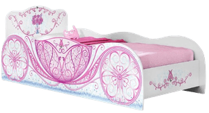 cama-infantil-moveis-estrela-carruagem-88x188cm - Imagem