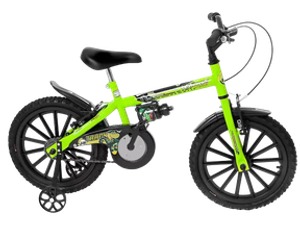 bicicleta-infantil-aro-16-track-bikes-dino-neon-freio-v-brake - Imagem