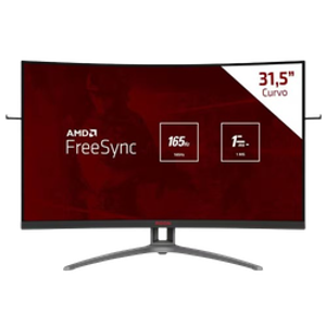 monitor-gamer-curvo-315-aoc-agon-ag323fcxe-tela-widescreen-full-hd165hz-1ms-e-amd-freesync-premium-preto - Imagem