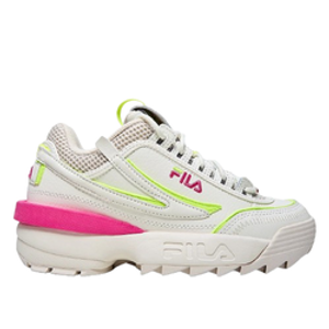 tenis-fila-disruptor-ii-exp-feminino-brancopink - Imagem