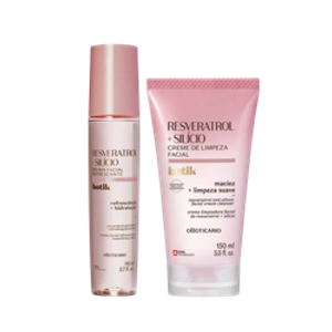 combo-botik-resveratrol-e-silicio-creme-de-limpeza-facial-150ml-bruma-refrescante-facial-110ml - Imagem