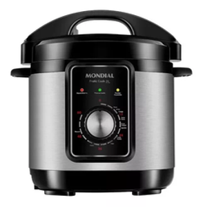 panela-de-pressao-eletrica-mondial-pratic-cook-3l-220v-preto-700w-pe-47-3l-i - Imagem