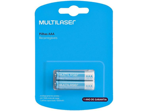 pilha-recarregavel-aaa-cb051-multilaser-1000mah-2-unidades - Imagem