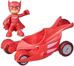 pj-mask-boneco-planador-coruja-e-corujita-vermelho - Imagem