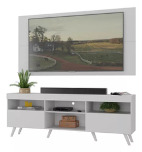 rack-c-painel-p-tv-ate-65-e-pes-retro-florida-multimoveis-cor-branco - Imagem