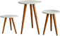 jogo-de-mesas-trio-mesa-redonda-pe-palito-retro-branco - Imagem
