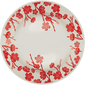 1-conjunto-com-6-pratos-raso-biona-donna-jardim-oriental-vermelhomarfim-14-cm - Imagem