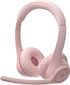 headset-sem-fio-logitech-zone-300-com-microfone-flip-to-mute-com-cancelamento-de-ruido-conexao-bluetooth-bateria-recarregavel-via-usb-c-e-almofadas-confortaveis-rosa - Imagem