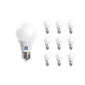 kit-10-lampadas-bulbo-led-9w-amarela-3000k-bivolt-soquete-e27 - Imagem