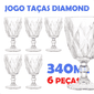 jogo-6-tacas-de-vidro-transparente-340ml-diamond - Imagem