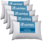 kit-5-travesseiro-fibra-siliconada-antialergico-macio-45x65-bf-colchoes-33bs - Imagem